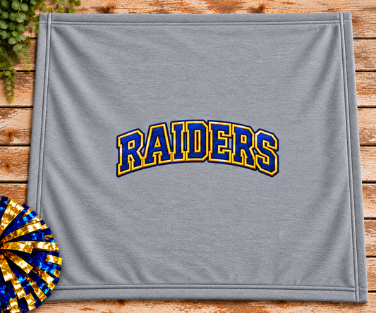 SWEATSHIRT BLANKET (RAIDERS) Faux Embroidery